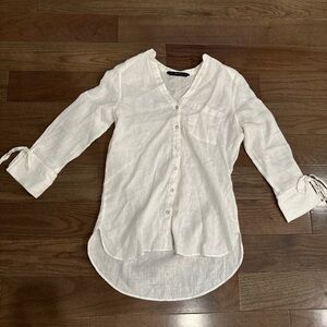 Zara linen shirt